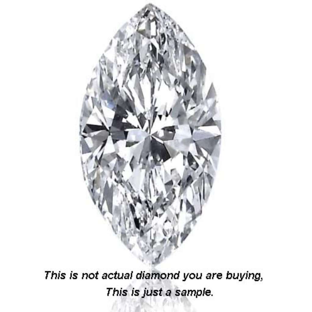 Loose diamond Marquise Shape 0.115ct, VVS1, G
