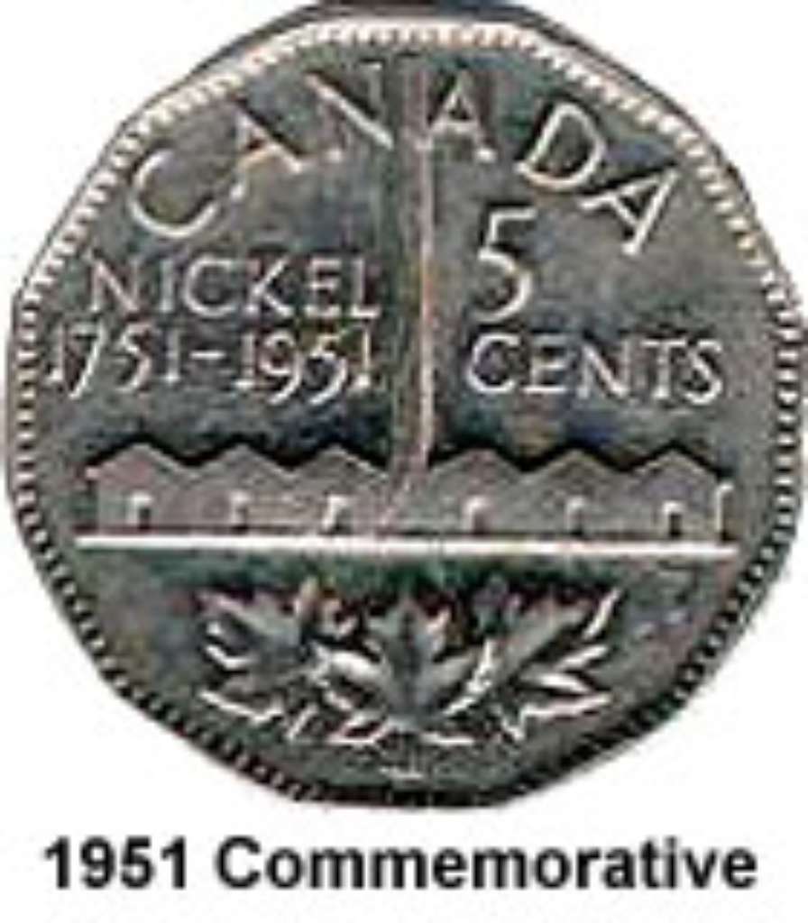 fullMatchVisible1951 Nickel Refinery CommemorativeMS64N/A