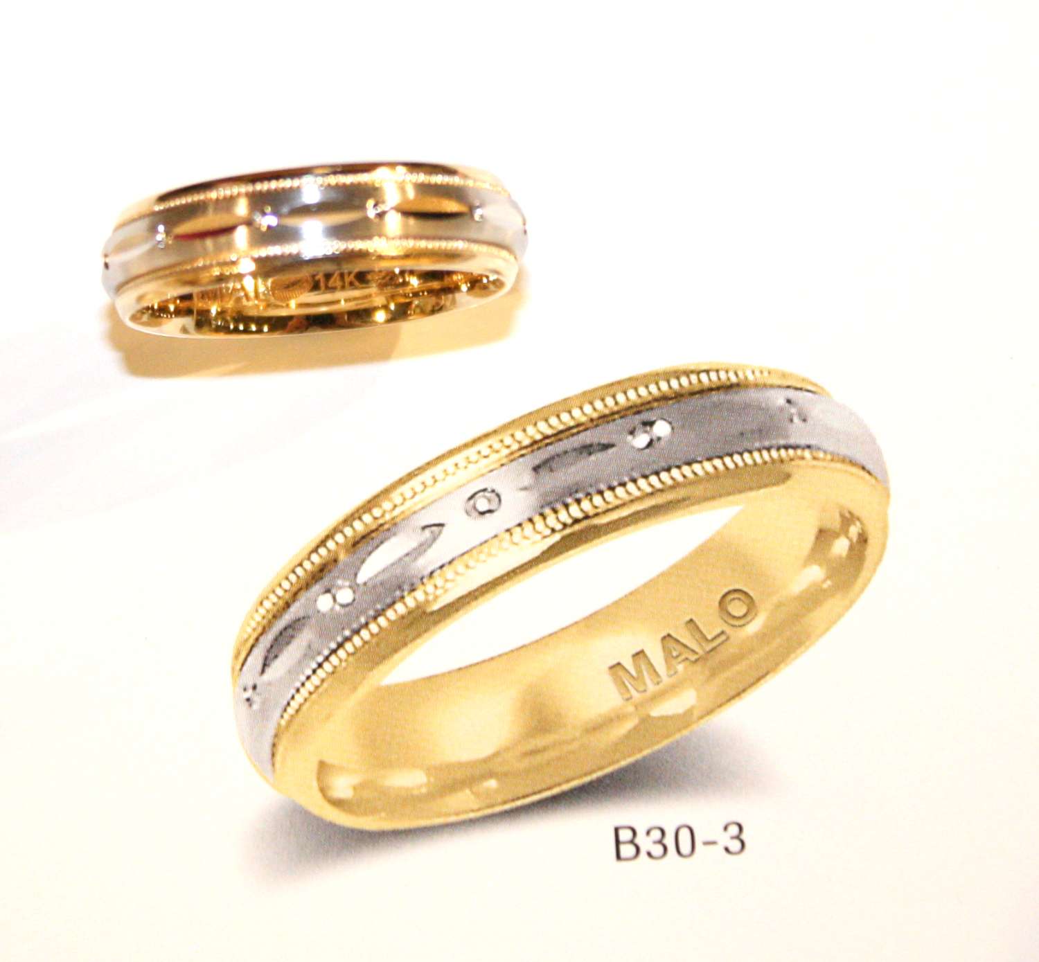Malo wedding band DC-102-6G