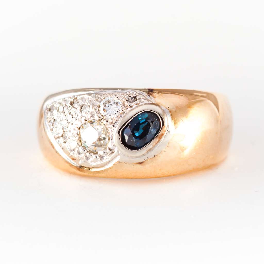 14kt yellow gold dinner ring