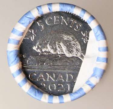 fullMatchVisible2021, RCM Wrapped roll of 40 pieces, $2 Face Value5 cents