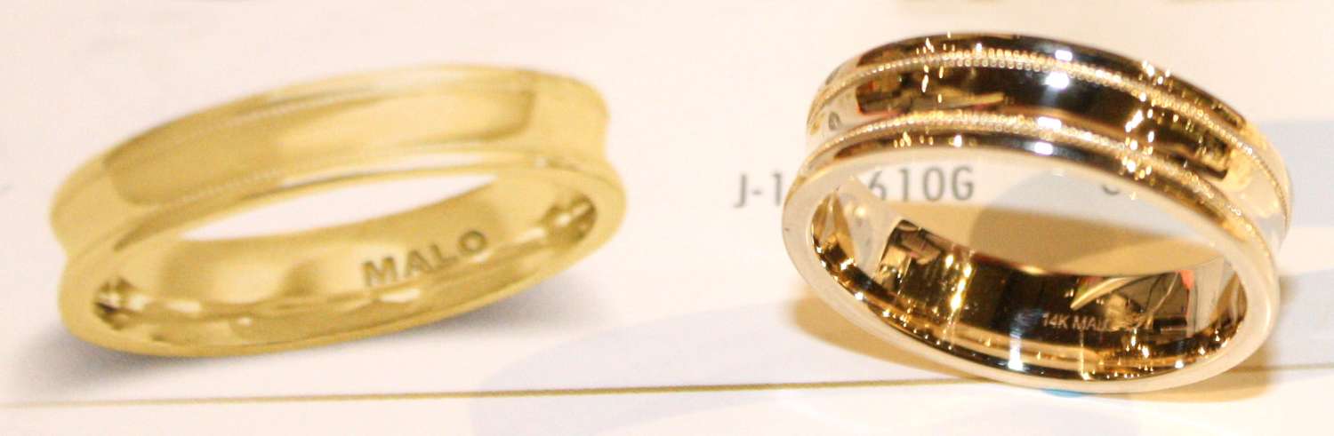 Malo wedding band J-119-610G