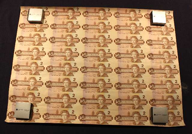 fullMatchVisibleUncut Sheet of 40 Banknotes Thiessen-Crow, BBX Prefix, $80 Face ValueAU #2N/A