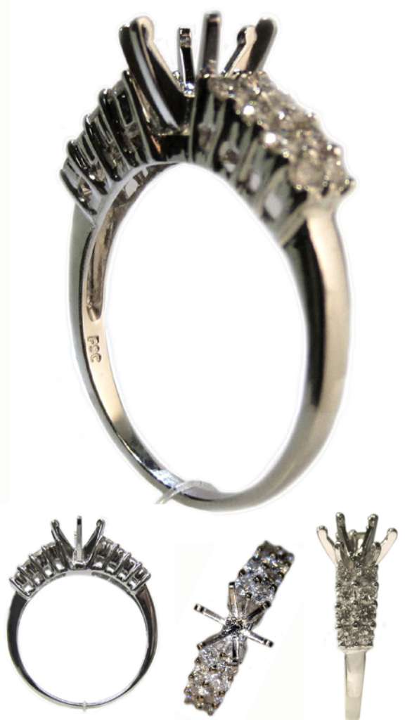 Semi-Mount engagement ring