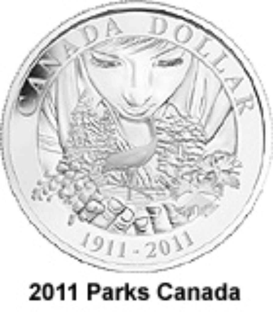 Canada Silver 2011 $1 Parks Canada Anniversary MS .809oz, .925