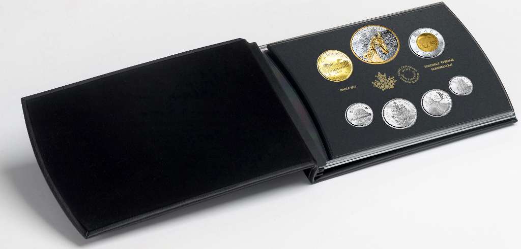 Canada Silver 2019 Premium Proof Set, 75th Anniv of D-Day, $1 gold plated, 7-coins