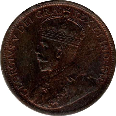 fullMatchVisible1917 Red & Brown #1MS63ICCS