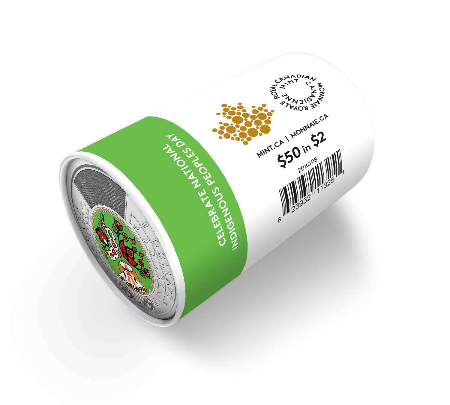 fullMatchVisibleCollectorâs Edition $2 Special Wrap Roll, $2 Face Value Coloured (Limit 2 per household)$2