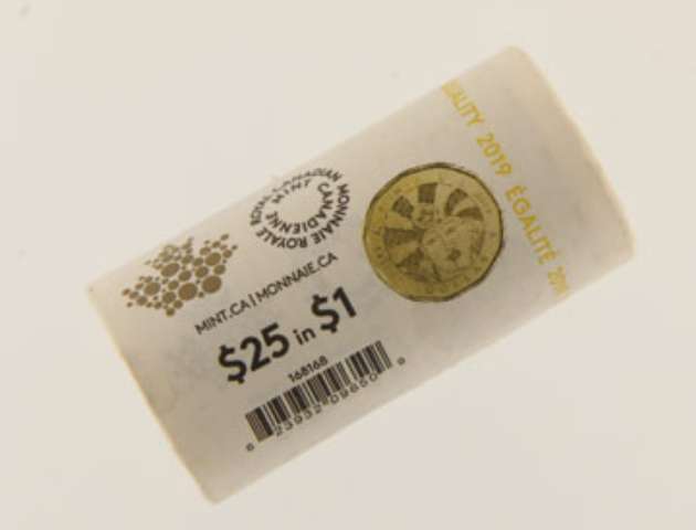 fullMatchVisible2019 "Equality" RCM Special Wrapped Roll of $25 Face Value$1