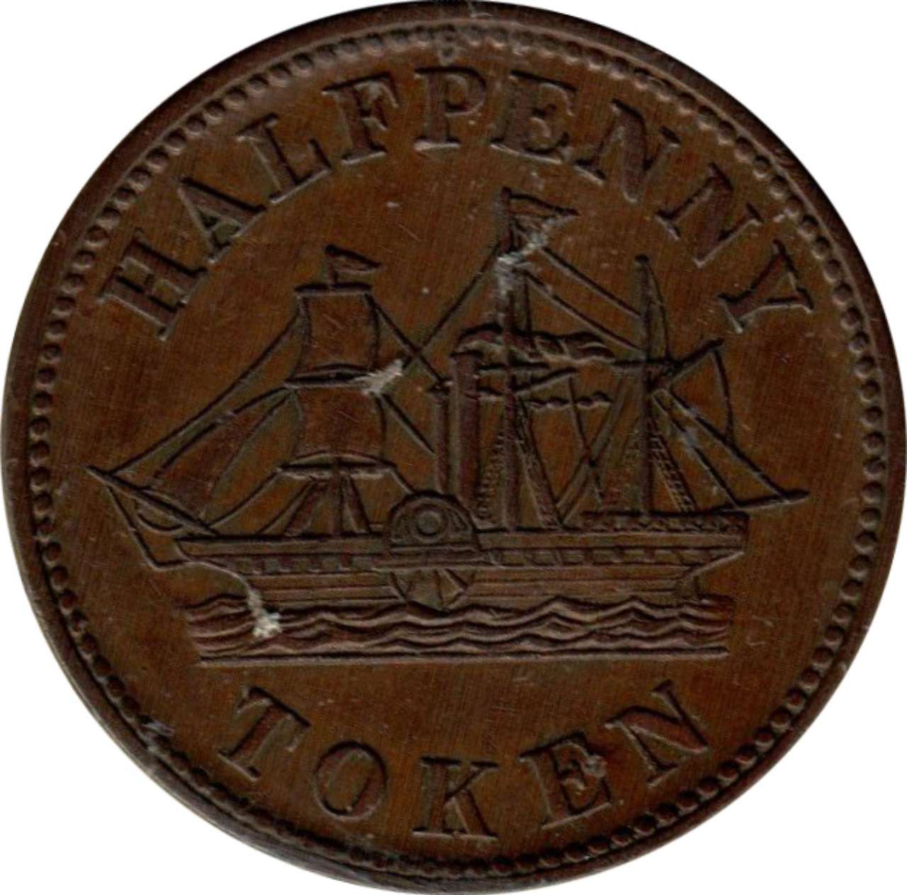 fullMatchVisible1/2 Penny Token Fisheries and AgricultureAU55ICCS