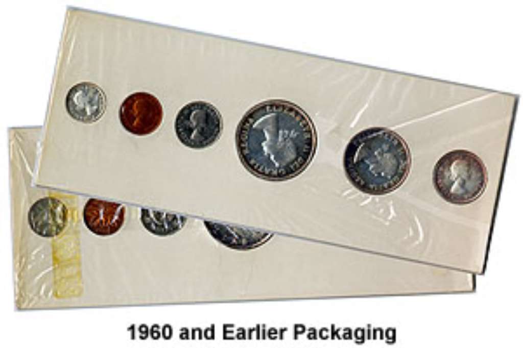 Canada Base Metal 1955 Set Proof-Like, Set ARN, 6-coins