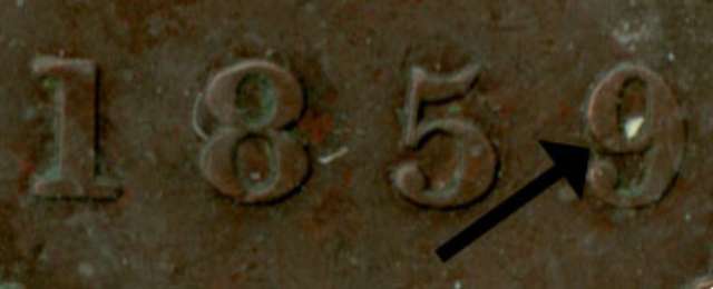 fullMatchVisible1859 DP N9 VariationVF20ICCS