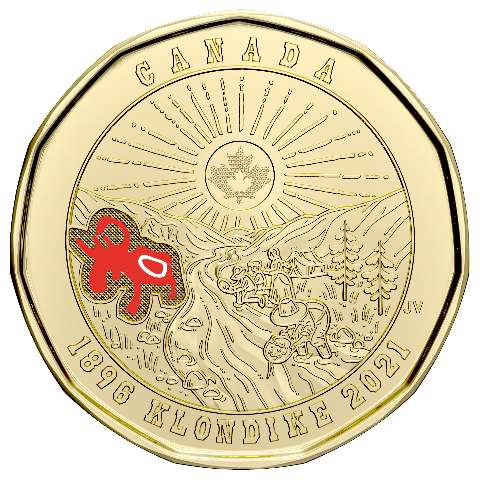 fullMatchVisible2021 Klondike (All Coloured) RCM Original Special Wrapped Roll of $25 Face Value$1