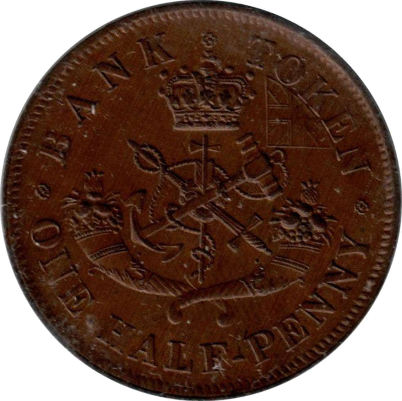 fullMatchVisibleHalfpenny TokenMS60ICCS