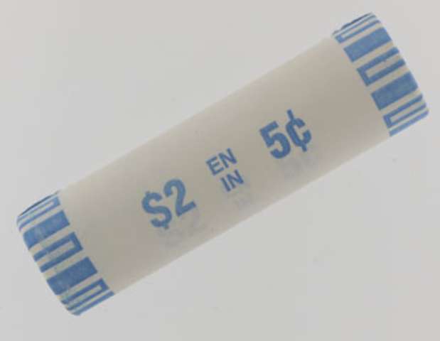 fullMatchVisible2021, RCM Wrapped roll of 40 pieces, $2 Face Value5 cents