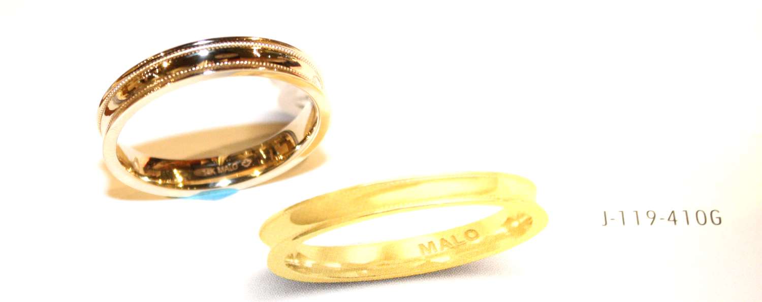 Malo wedding band J-119-410G