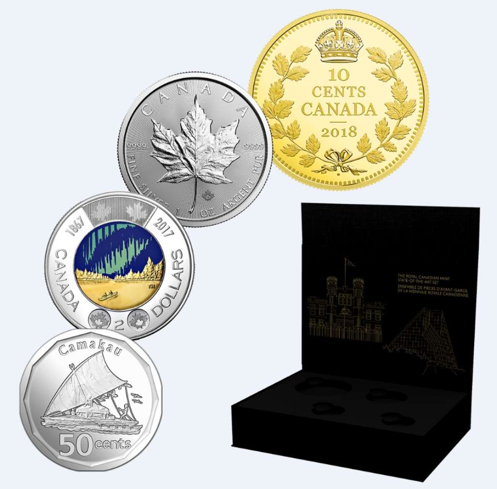 Canada Silver 2019 Set State of the Art, 4-coins 3.239oz, .9999