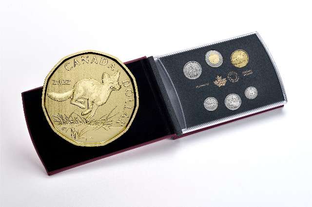 Canada Base Metal 2022 Specimen Set, Swift Fox, 6-coins SP