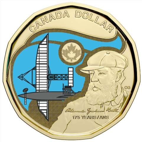 fullMatchVisible2022 "175'th Anniversary of the Birth of Alexander Graham Bell" ColouredMS63N/A