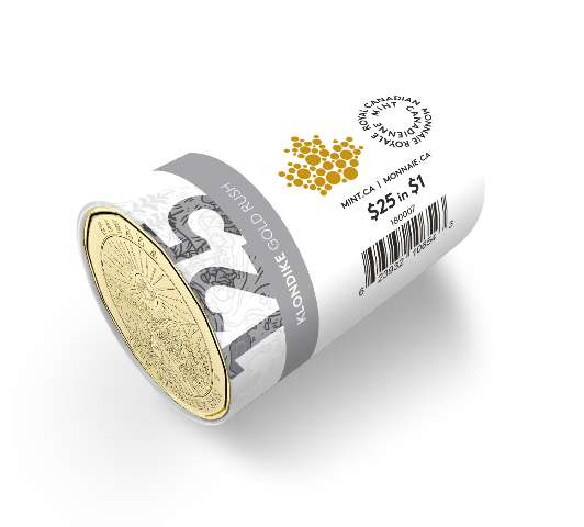 fullMatchVisible2021 Klondike (Non-Coloured) RCM Original Special Wrapped Roll of $25 Face Value$1