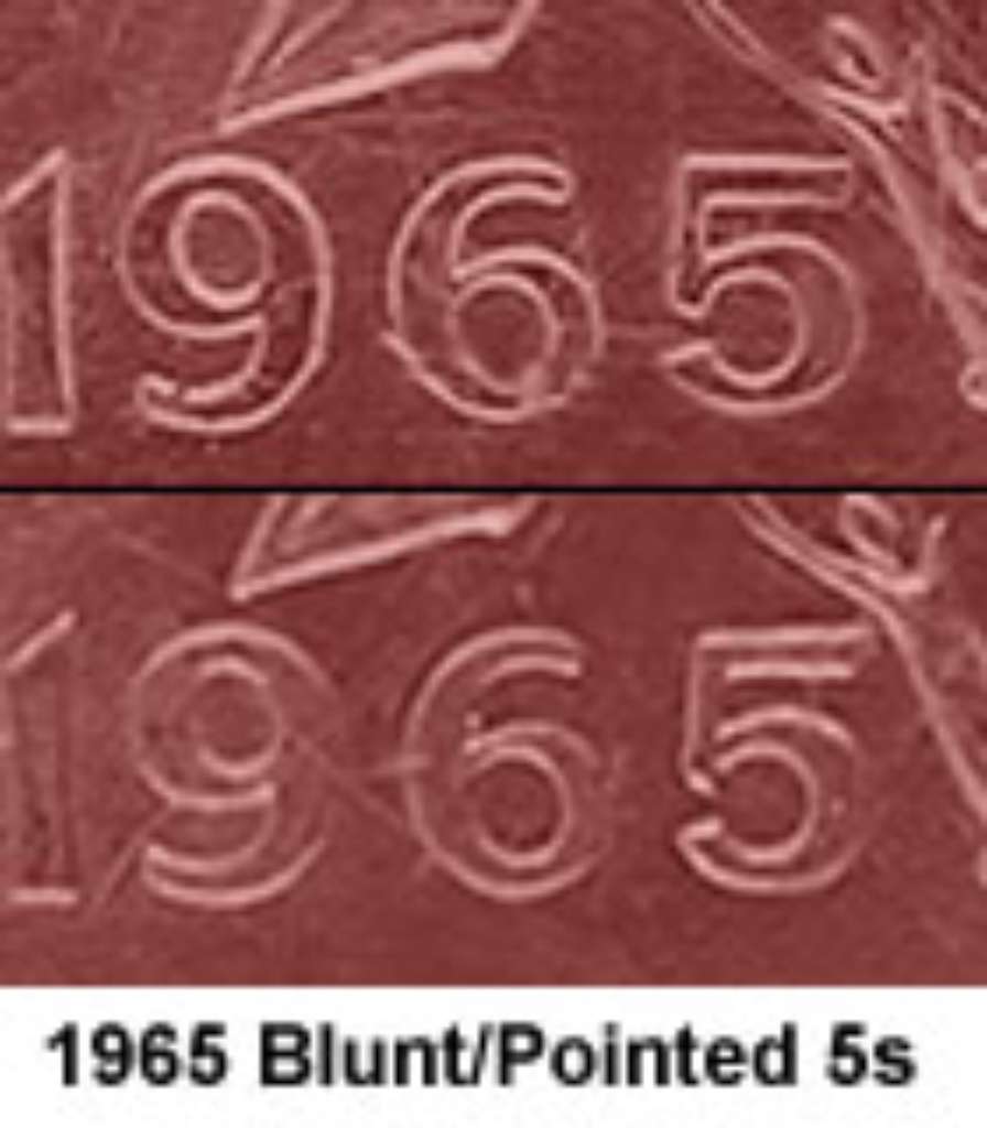 fullMatchVisible1965 Large Beads Pointed 5 (Type IV)MS62N/A