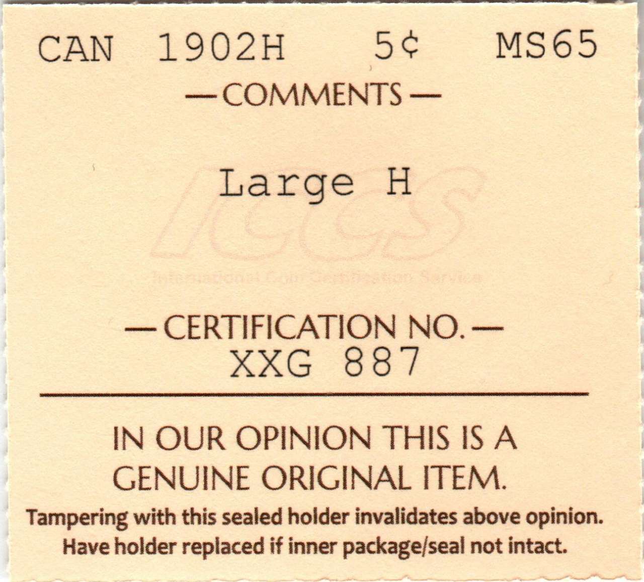 fullMatchVisible1902H Large HMS65ICCS