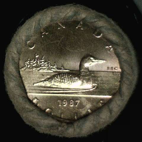 fullMatchVisible1987 Original Wrapped Roll of $25 Face Value BUOne Dollar