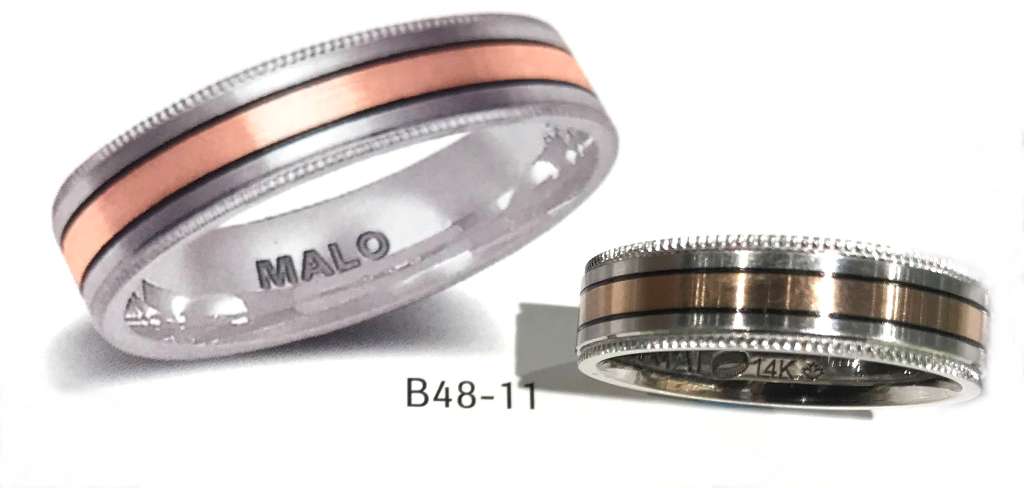 Malo wedding band JM-574-6WPG