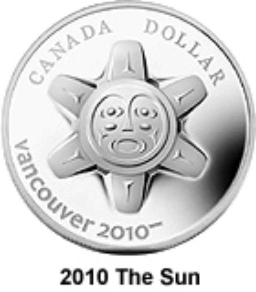 Canada Silver 2010 $1 The Sun PF .809oz, .925