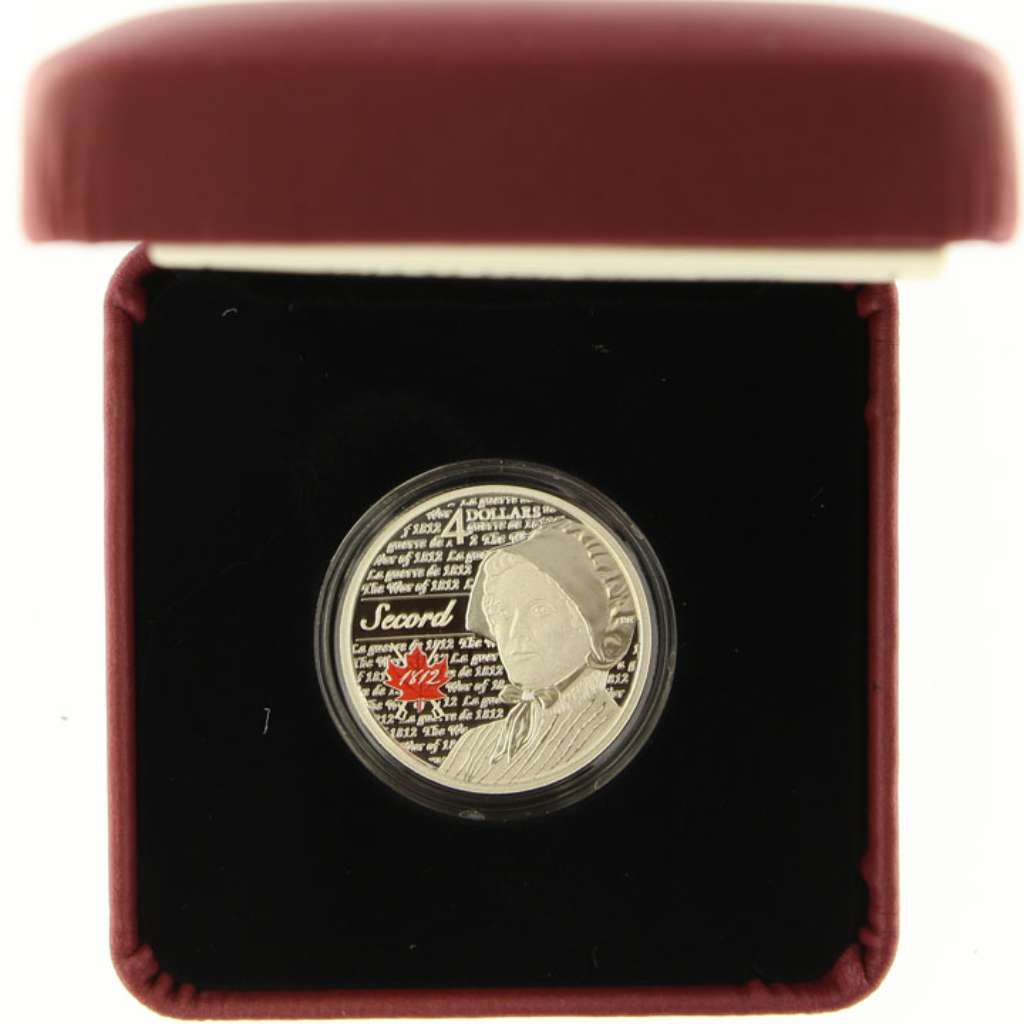 Canada Silver 2013 $4 Laura Secord PF .5oz, .9999