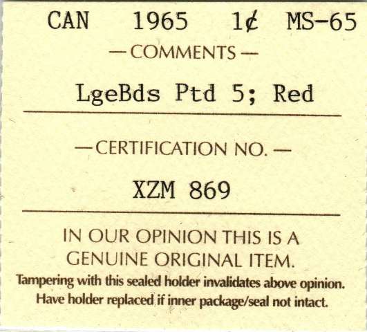 fullMatchVisible1965MS65ICCS