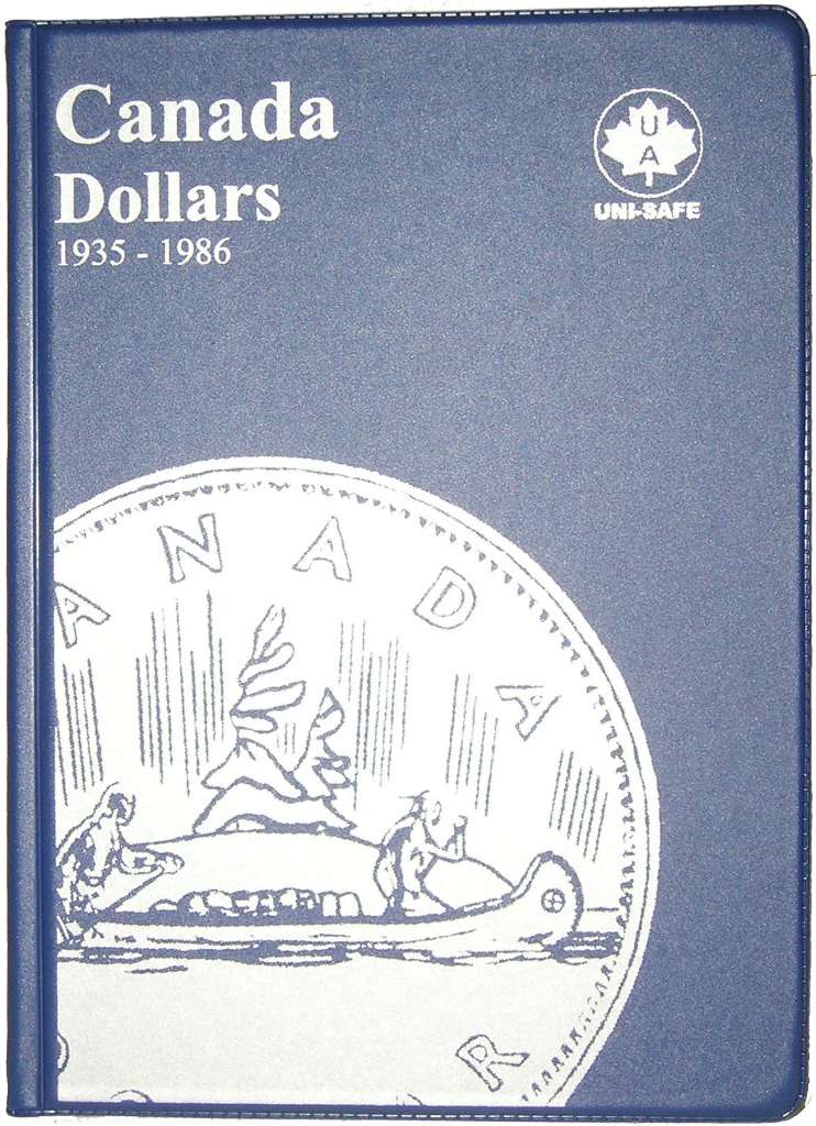 UA #147 Canada Dollar 1935-1986 Blue Coin Folder