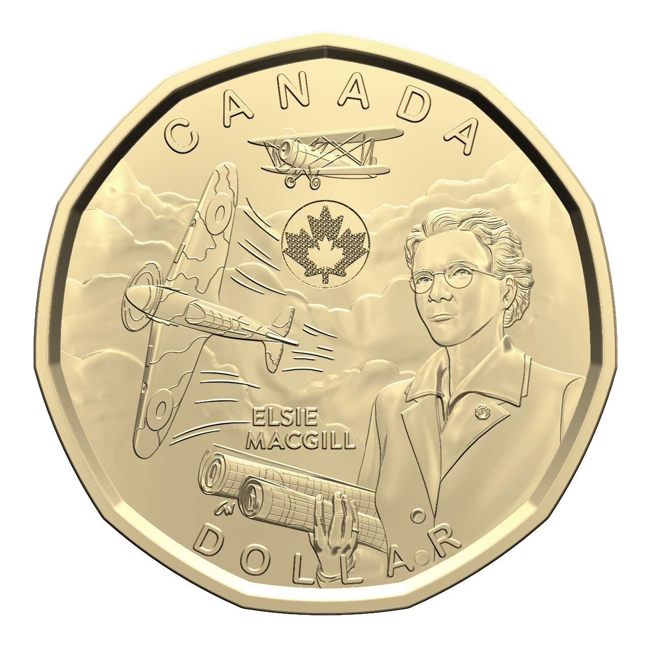 fullMatchVisible2023 "Honouring Elsie MacGill" RCM Special Wrap Roll of $25 Face Value$1