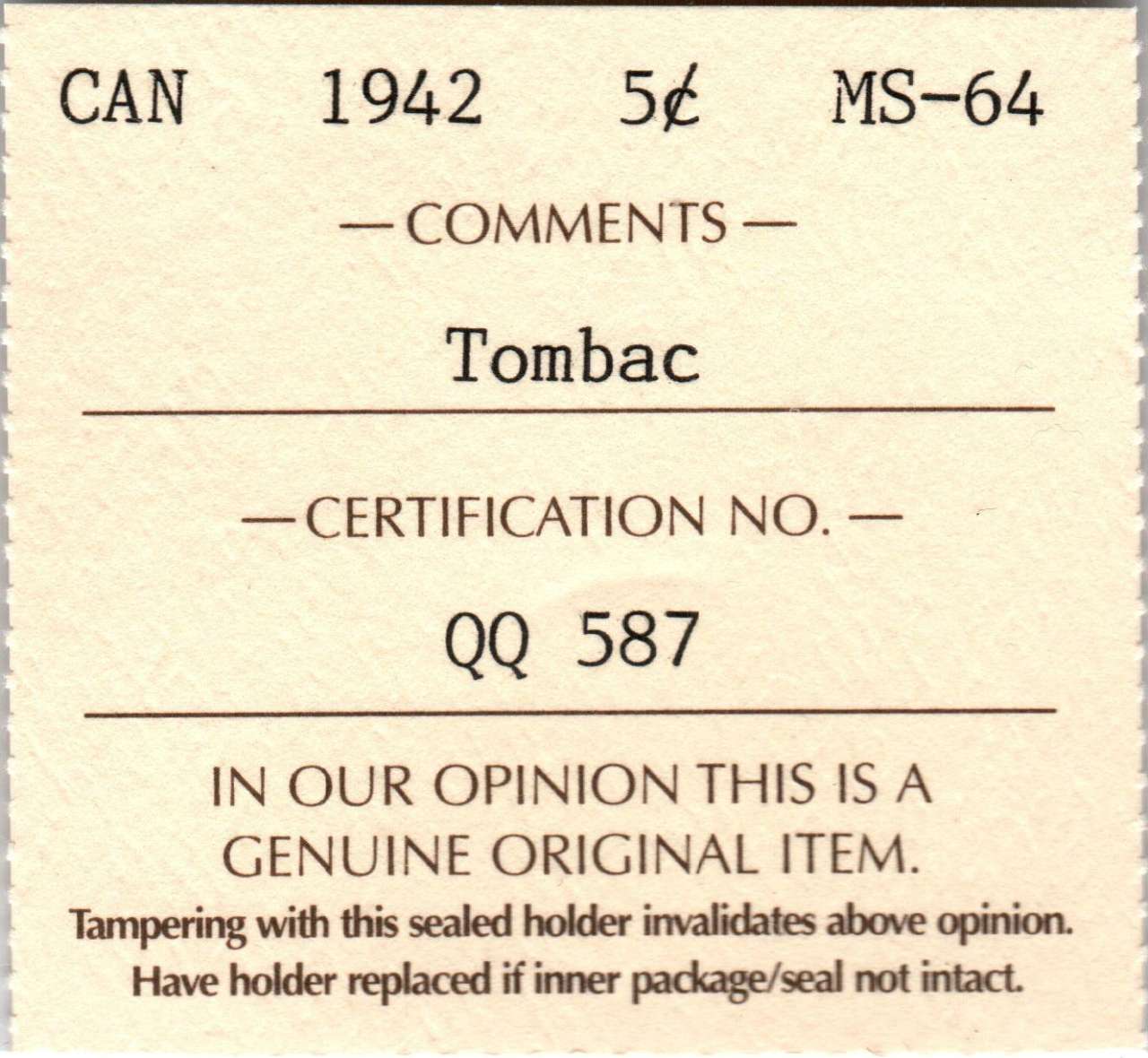 fullMatchVisible1942 TombacMS64ICCS