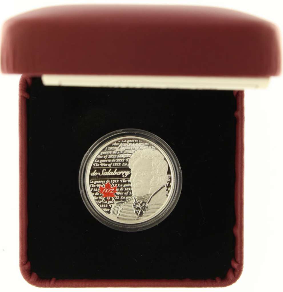Canada Silver 2013 $4 C.M. Salaberry PF .5oz, .9999