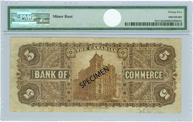 fullMatchVisibleCanadian Bank of Commerce, Minor RustVF25PMG
