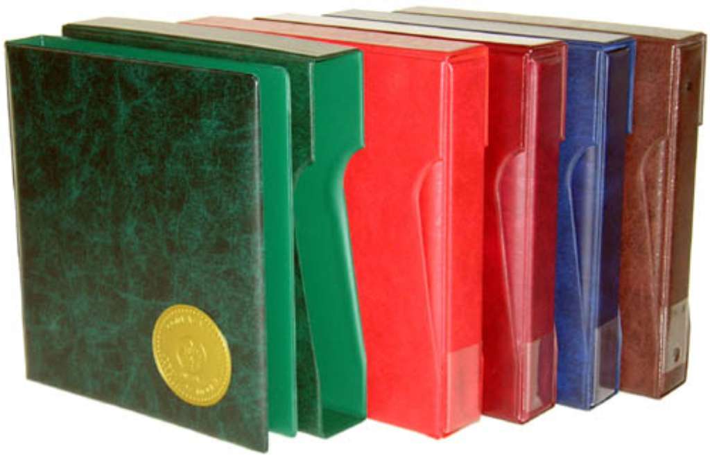 UA Universal Currency Album in maroon colour  (#179) 9 pages