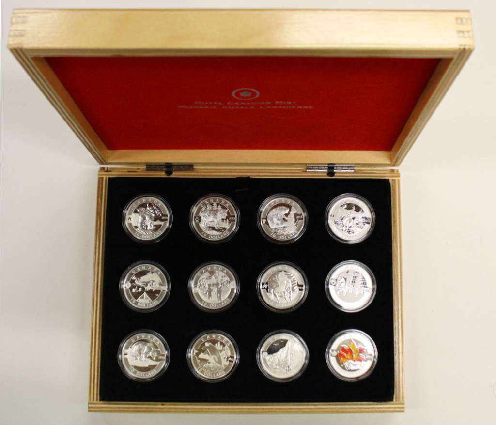 Canada Silver 2013 $10 Set O Canada, 12-coins .51oz, .9999