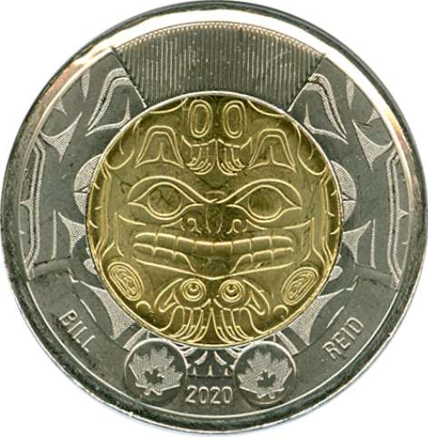 fullMatchVisible2020 Non-Coloured Bill ReidMS63N/A