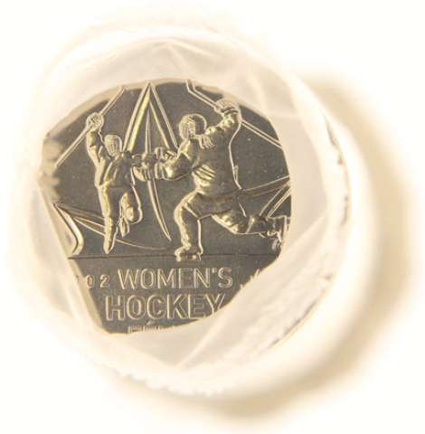 fullMatchVisible"Vancouver 2010" 2009 Olympic "Olympic Moment #2 Women's Ice Hockey Gold"25 cents