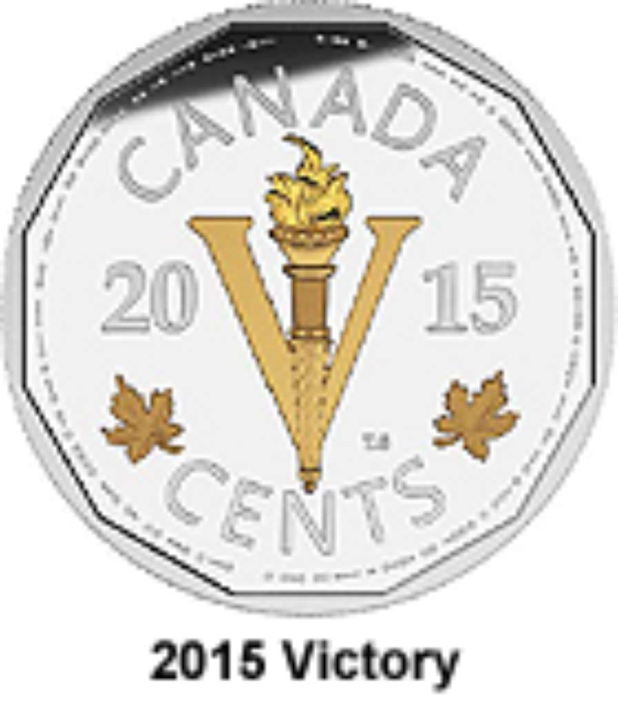 Canada Silver 2015 5 Cents The Victory - Legacy of the Canadian Nickel 1.023oz, .9999