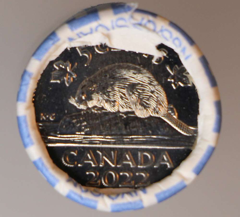 fullMatchVisible2022, RCM Wrapped roll of 40 pieces, $2 Face Value5 cents