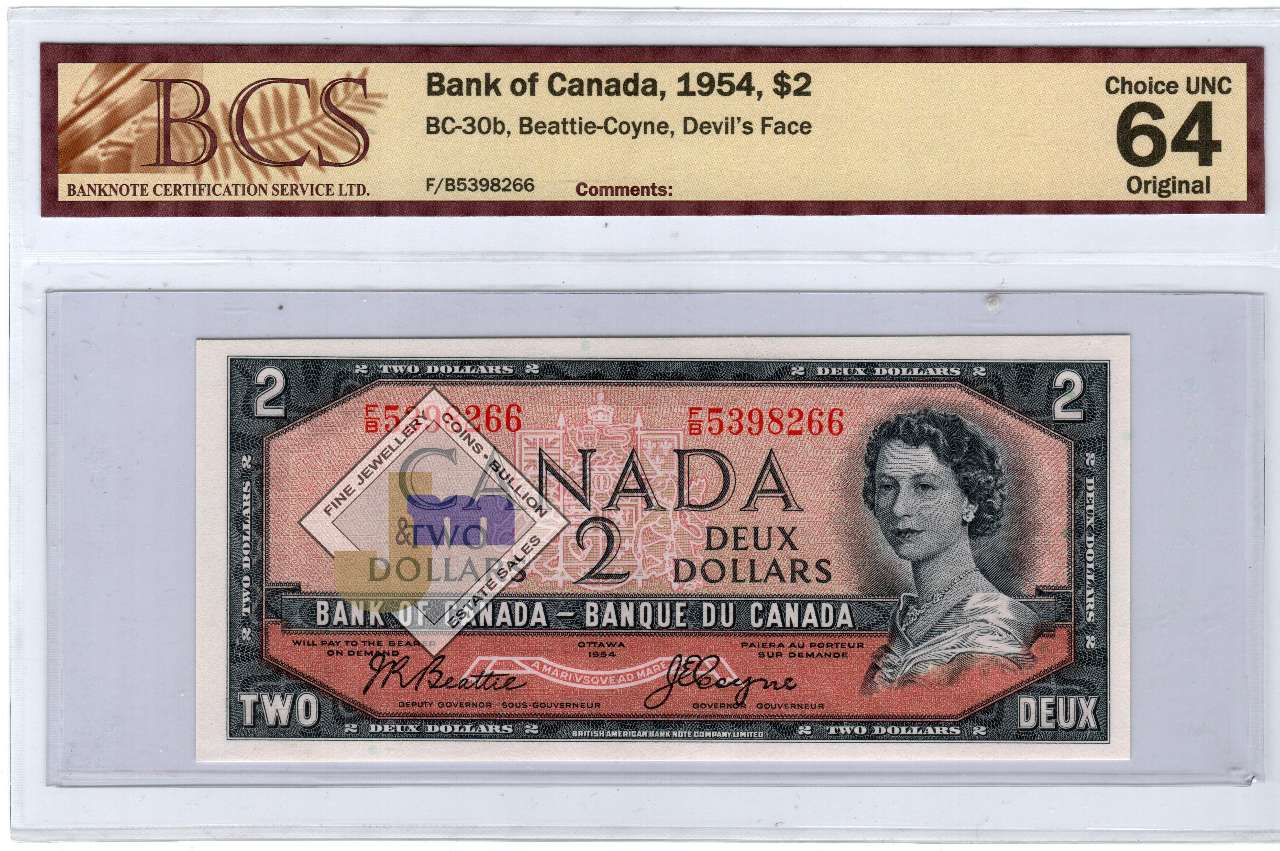 fullMatchVisibleDevil's Face Beattie-Coyne, BCS CU64 OriginalUNCN/A