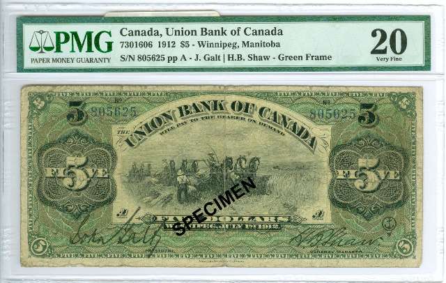 fullMatchVisibleUnion Bank of CanadaVF20PMG