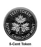 Canada 1981 5 cents Test Token