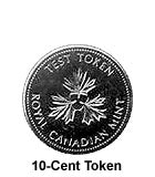 Canada Undated 10 cents Test Token